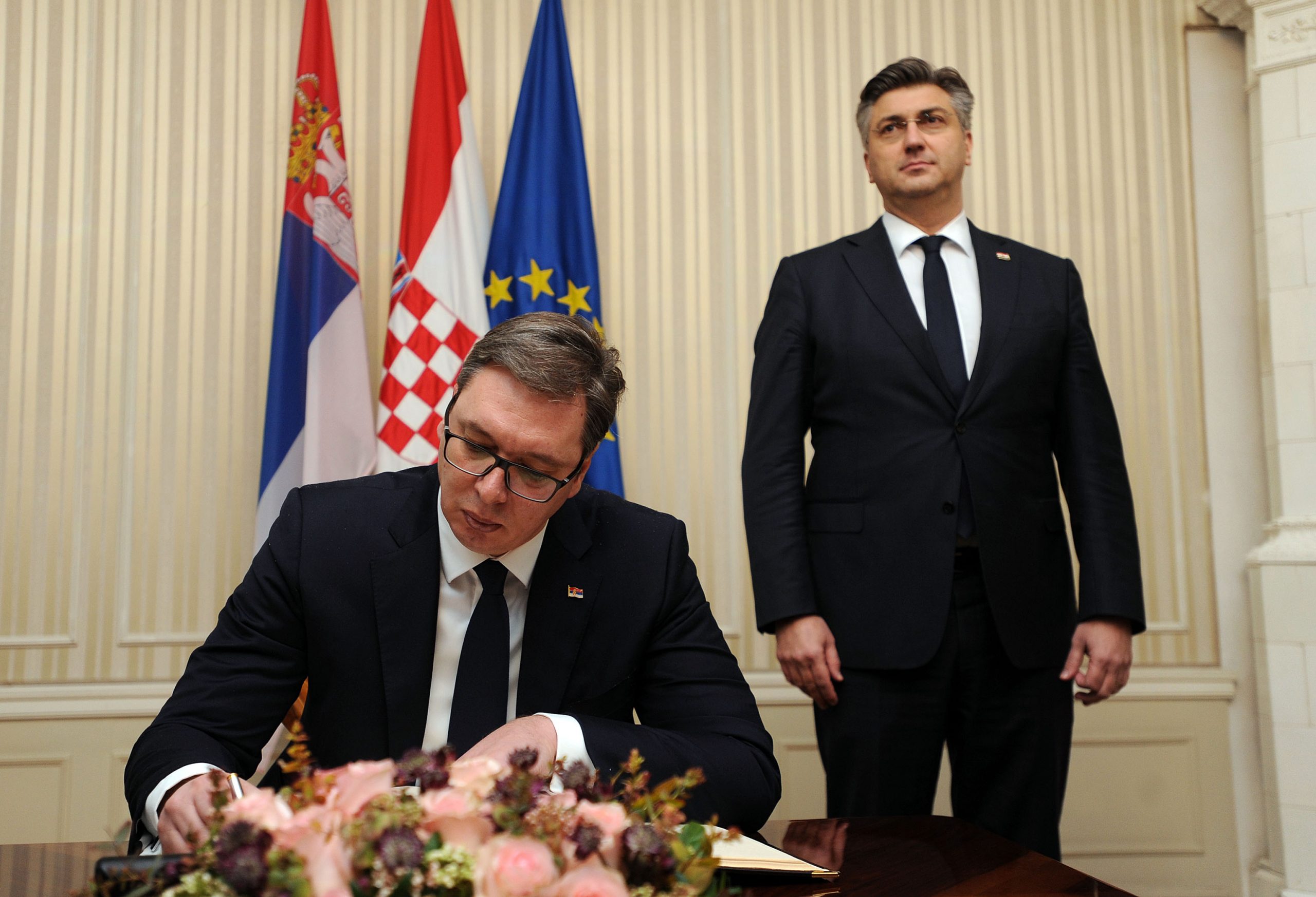 Aleksandar Vučić i Andrej Plenković, Foto: D. KOVAČEVIĆ