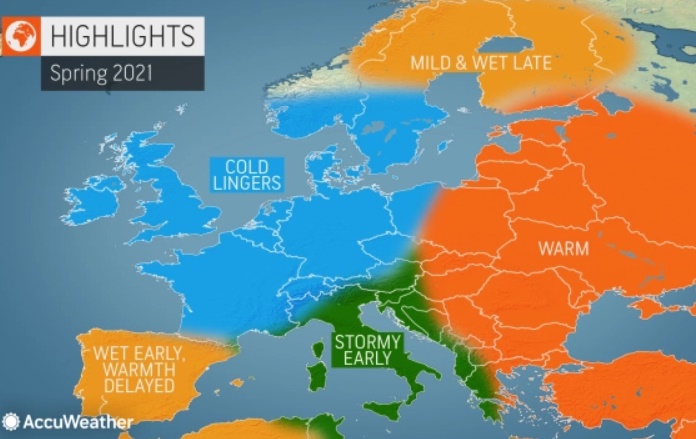 Accuweather Objavio Dugoročnu Prognozu: 'Proljeće će Kasniti, Bit će ...