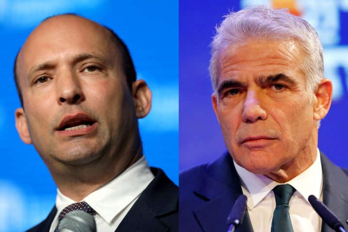 Naftali Bennett i  Yair Lapid / REUTERS