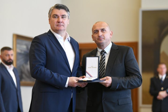 Zoran Milanović i Zoran Ivančević/ FOTO: Ured predsjednika Republike Hrvatske