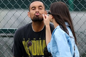 Nick Kyrgios i djevojka Costeen Hatzi/Foto REUTERS