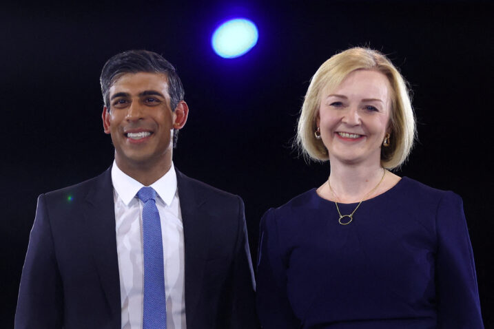 Rishi Sunak i Liz Truss / Foto Reuters