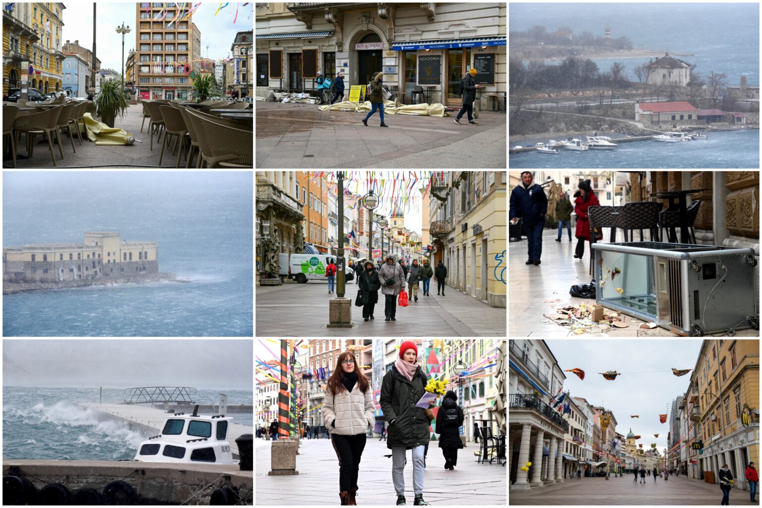 FOTO Pogledajte Kako Je Olujna Bura "zaplesala" Kvarnerom. Podno ...