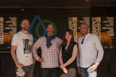 Tom Bug, Nick Colgan, Helen Walker Fleming i Filip Henjak / Foto: Lovro Öhlhofer, The Garden