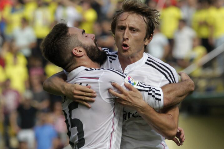 Carvajal i Luka Modrić u dresu Reala 2014. godine/Foto REUTERS