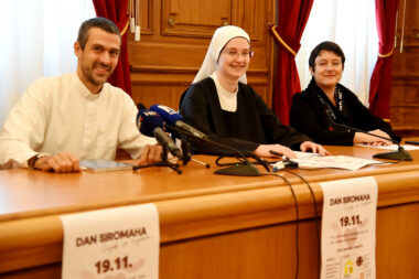 Fra. Ivan Dominik Iličić, s. Marija Faustina Kovačević i Mladena Tadej Faltin / Foto: S. DRECHSLER