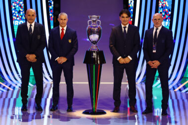 Luciano Spalletti, Zlatko Dalić, Luis de la Fuente i Sylvinho/Foto REUTERS