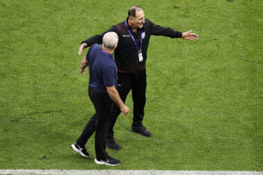 Igor Štimac i australski izbornik Graham Arnold/Foto REUTERS