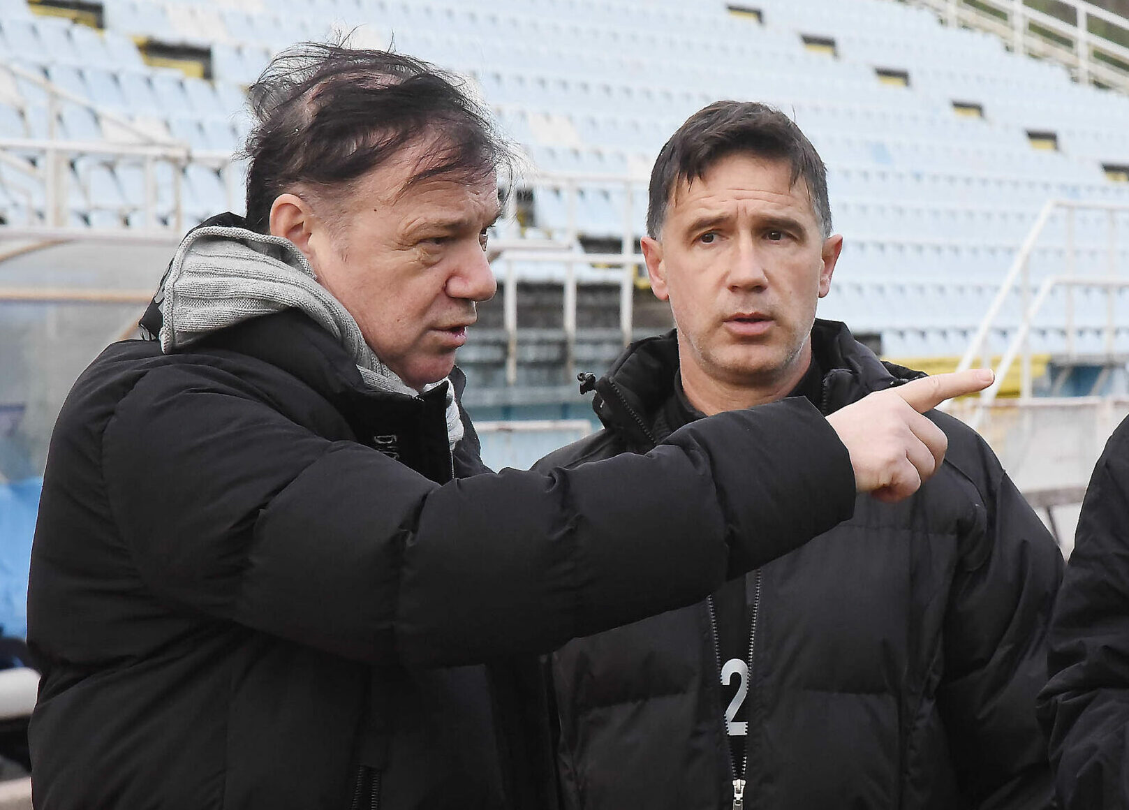 Zoran Bogolin i trener vratara Damir Knez/Foto S. DRECHSLER