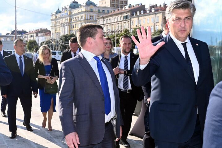 Oleg Butković i Andrej Plenković / Foto: Marko Gracin