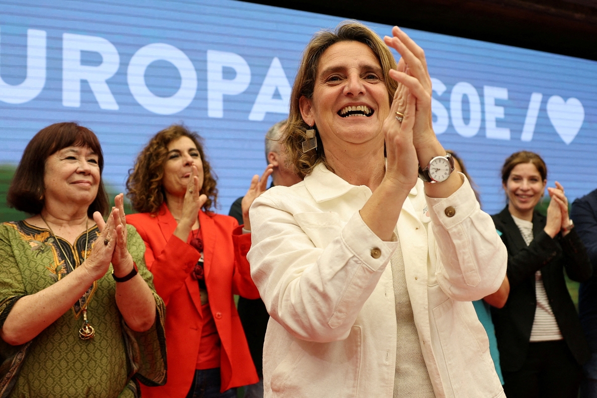 Vodeća kandidatkinja vladajućih socijalista Teresa Ribera dočekala je rezultate izbora u Madridu / Foto Reuters