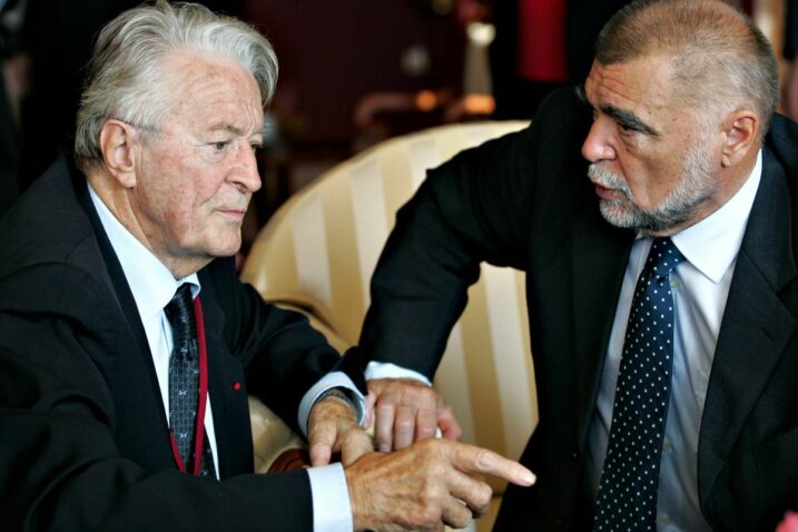 Roland Dumas i Stipe Mesić / Foto Reuters