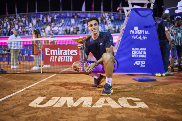 OSMIJEH POBJEDNIKA - Francisco Cerundolo/Foto N. JURJAK/PLAVA LAGUNA CROATIA OPEN