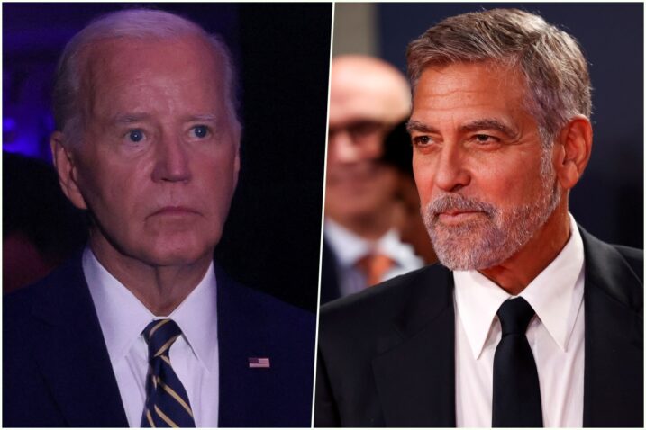 Joe Biden, George Clooney / REUTERS