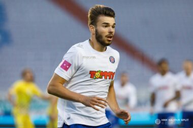 Mario Vušković u dresu Hajduka/Foto HNK Hajduk