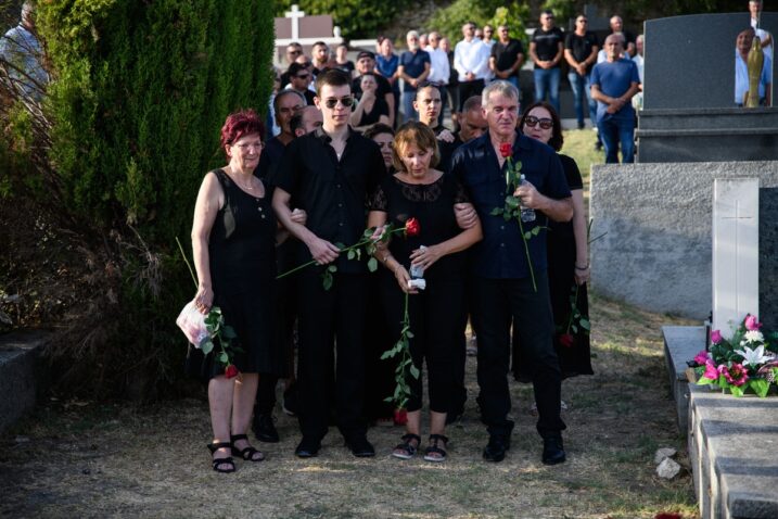 Članovi obitelji tragično poginulog Denisa Šarića / Foto Luka Jeličić