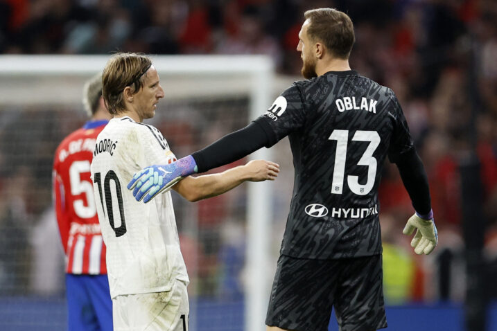 Luka Modrić i Jan Oblak/Foto REUTERS