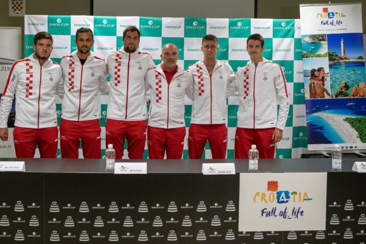 Mili Poljičak, Mate Pavić, Borna Gojo, Velimir Zovko, Duje Ajduković i Matej Dodig/Foto M. ĆUŽIĆ/HTS