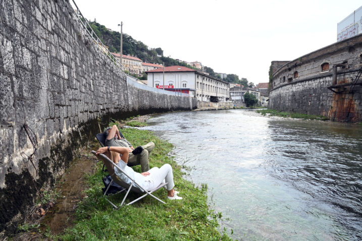 Plaža na Rječini / Snimio Milan Đekić