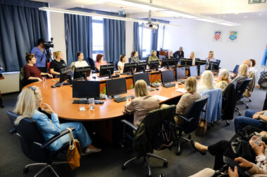 Sjednica Povjerenstva za ravnopravnost spolova održana u povodu Nacionalnog dana borbe protiv nasilja nad ženama / Foto: Nikola Blagojević