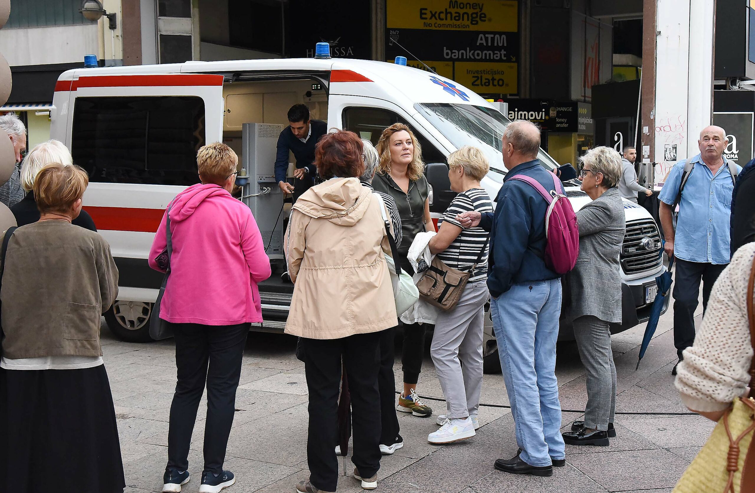 Pregled je obavljen putem uređaja FibroScan KBC-a Rijeka koji je bio smješten u sanitetskom vozilu / Foto S. DRECHSLER