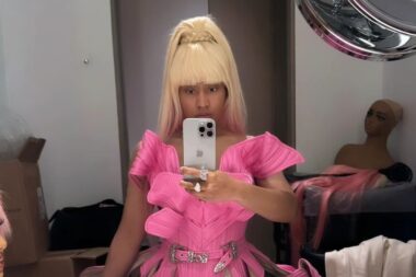 Foto Screenshot Instagram Nicki Minaj