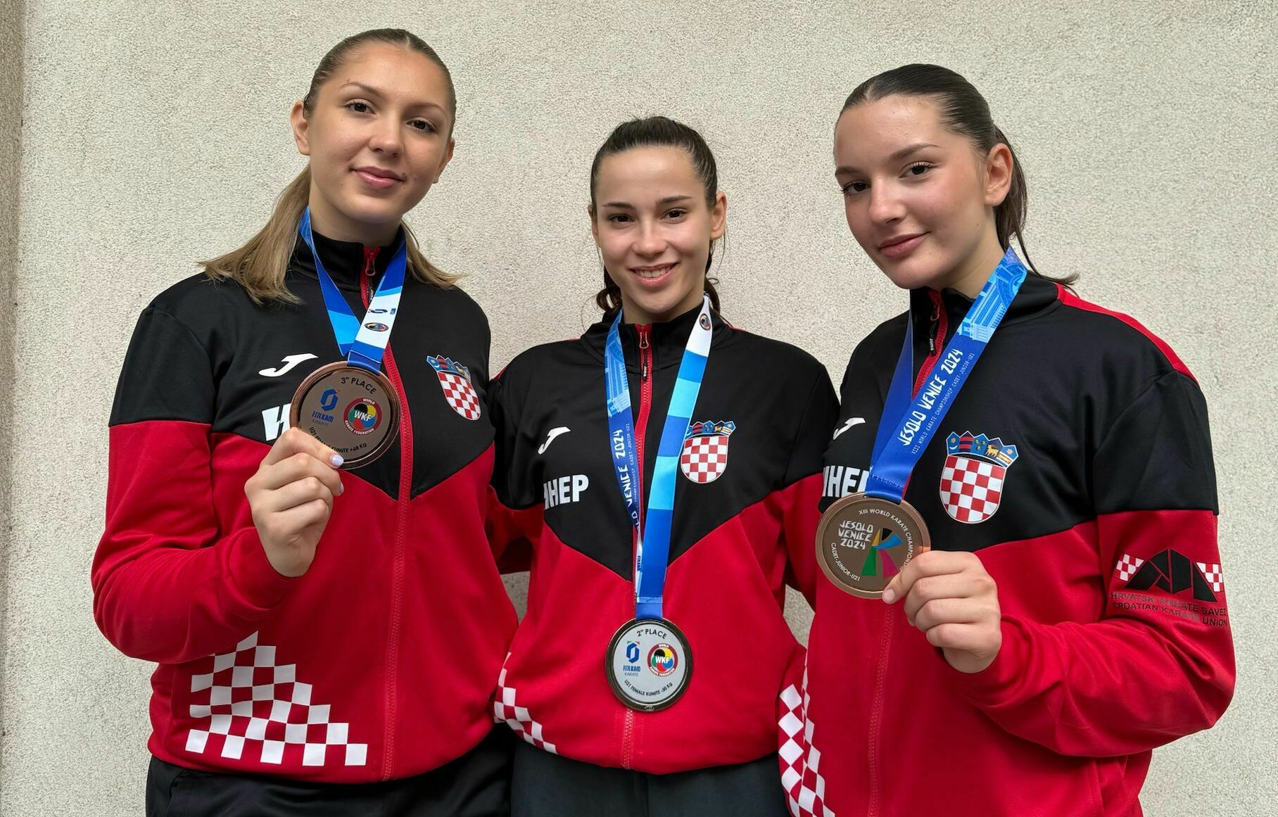 Nikolina Golomboš, Ema Sgardelli i Darija Šnajder/Foto HKS