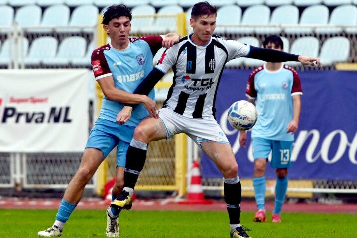 Luka Kožić i Martin Vrdoljak tijekom ogleda na Kantridi/Foto M. GRACIN