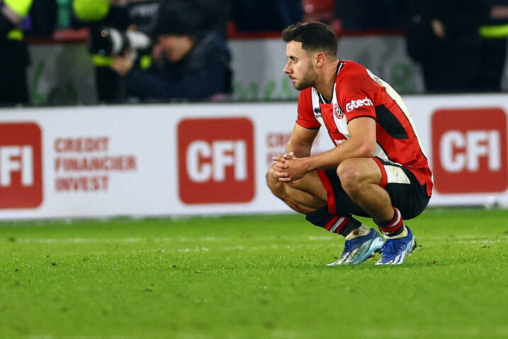 George Baldock u dresu Sheffield Uniteda/Foto REUTERS