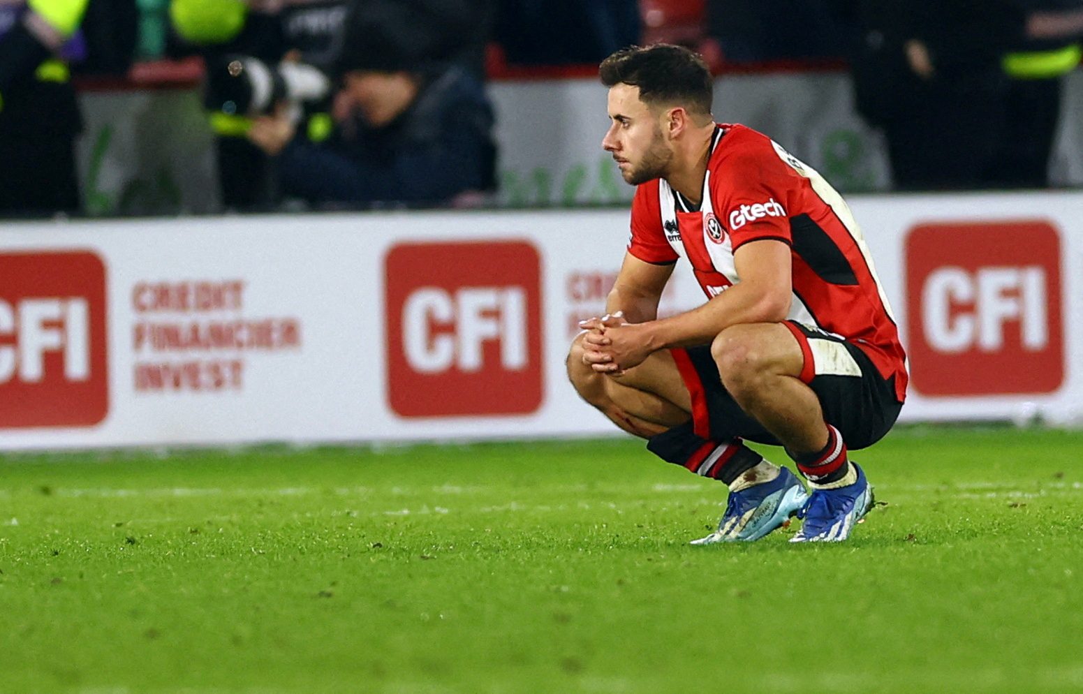 George Baldock u dresu Sheffield Uniteda/Foto REUTERS