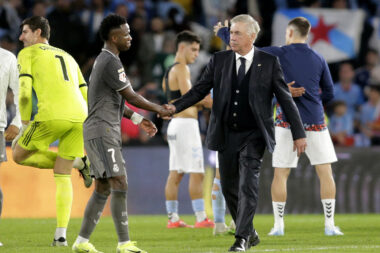 Vinicius Junior i Carlo Ancelotti/Foto REUTERS