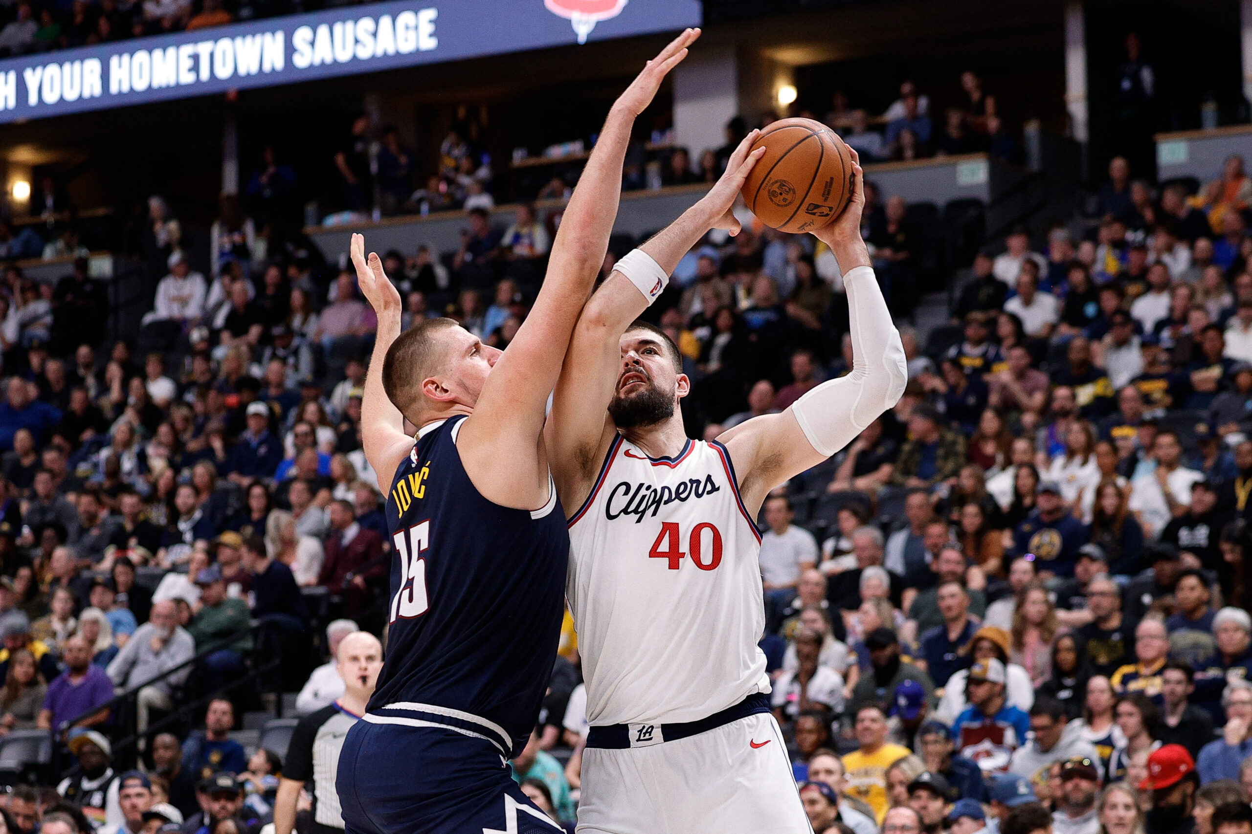 Nikola Jokić i Ivica Zubac/Foto REUTERS