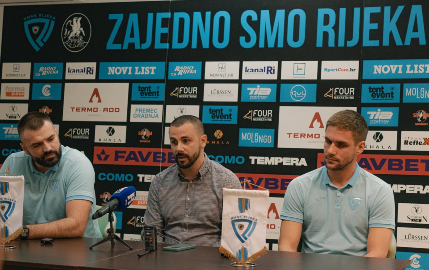 Duje Maretić, Vedran Frelih i Carlo Berković/Foto A. ŠIJAN/HMNK Rijeka