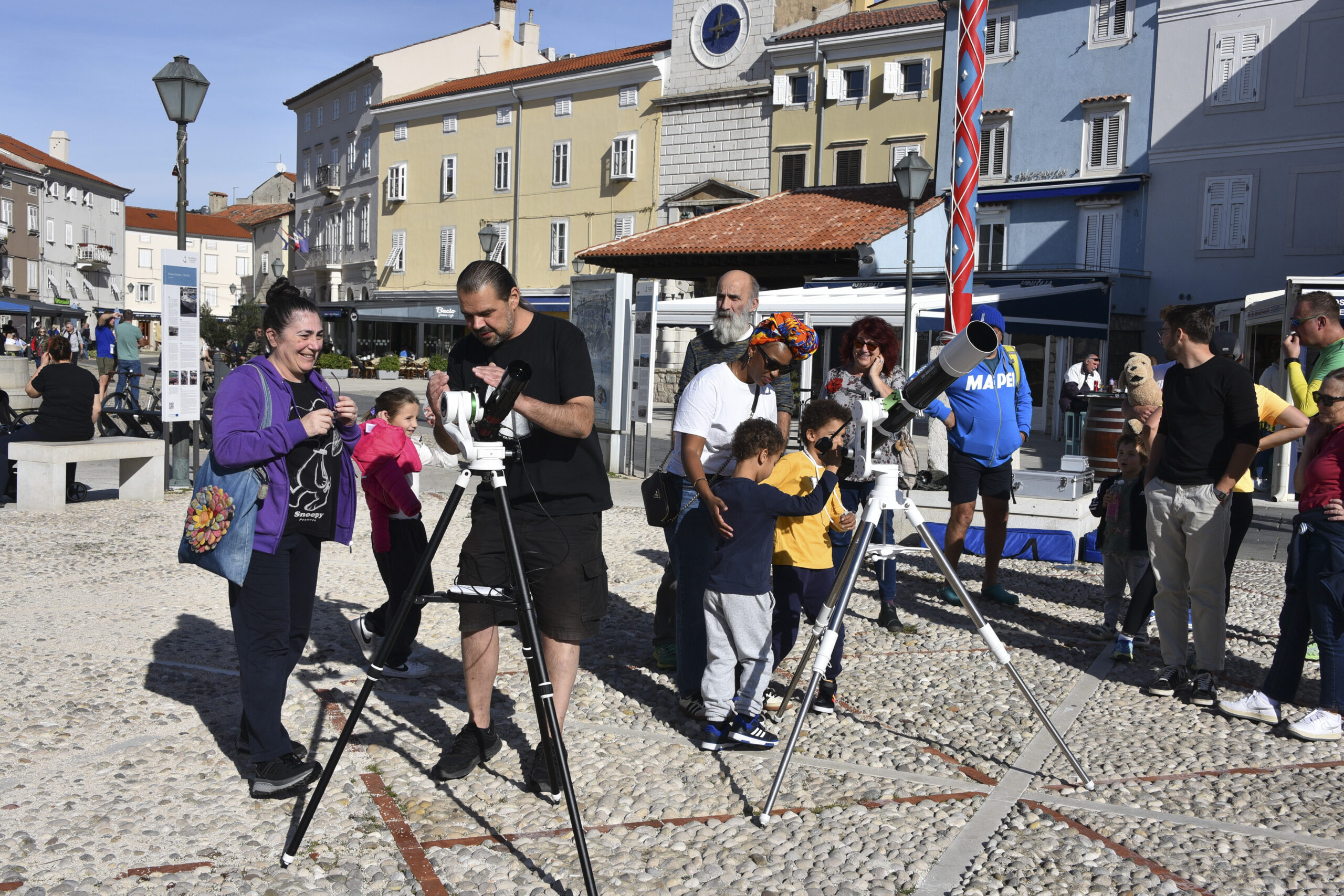 Promatranje Sunčevih pjega i baklji u Cresu / Foto WALTER SALKOVIC