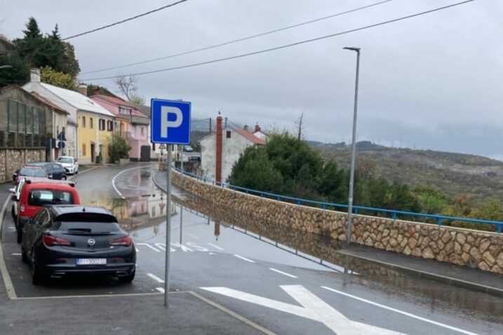 Padaline se zadržavaju na cesti / Foto ČITATELJ