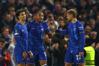 Christopher Nkunku, Joao Felix i Kiernan Dewsbury-Hall/Foto REUTERS