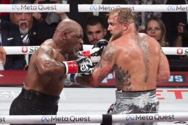 Mike Tyson i Jake Paul/Foto REUTERS