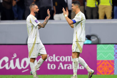 Marcelo Brozović i Cristiano Ronaldo/Foto REUTERS