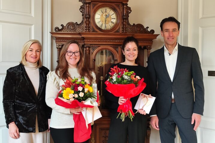 Kristina Đukić, Nikol Belasić, Anja Vreg i Fernando Kirigin / Foto Grad Opatija