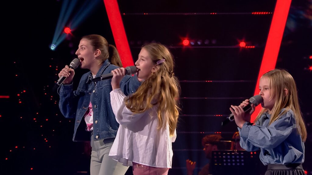 Erika Karačić-Šoljić, Dora Sumina, Kim Sofia Krajačić, thevoice kids, troboj