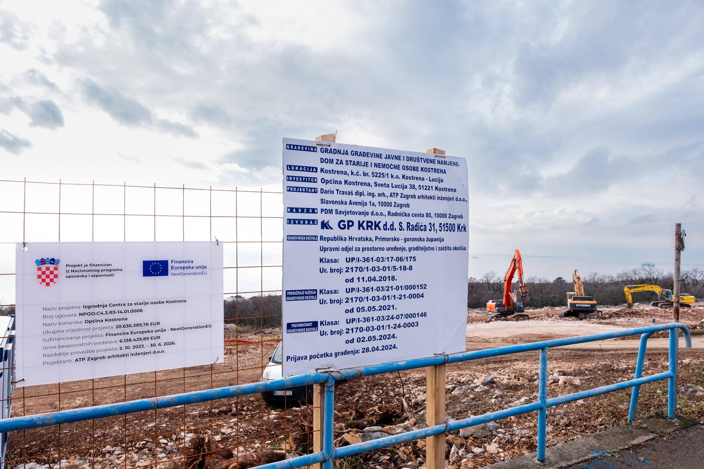 Gradilište Centra za starije osobe u Pavekima / Foto N. BLAGOJEVIĆ