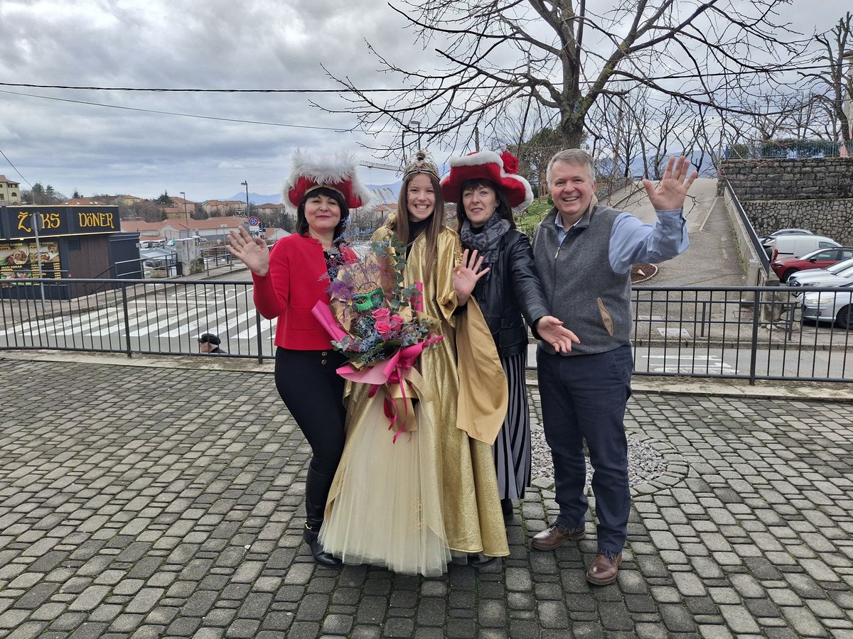 Sanja Udović, Nora Marčelja, Sanja Sirotnjak i Denis Mladenić / Foto Općina Viškovo