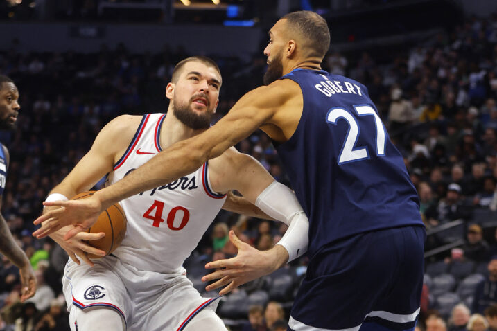 Ivica Zubac i Rudy Gobert/Foto REUTERS