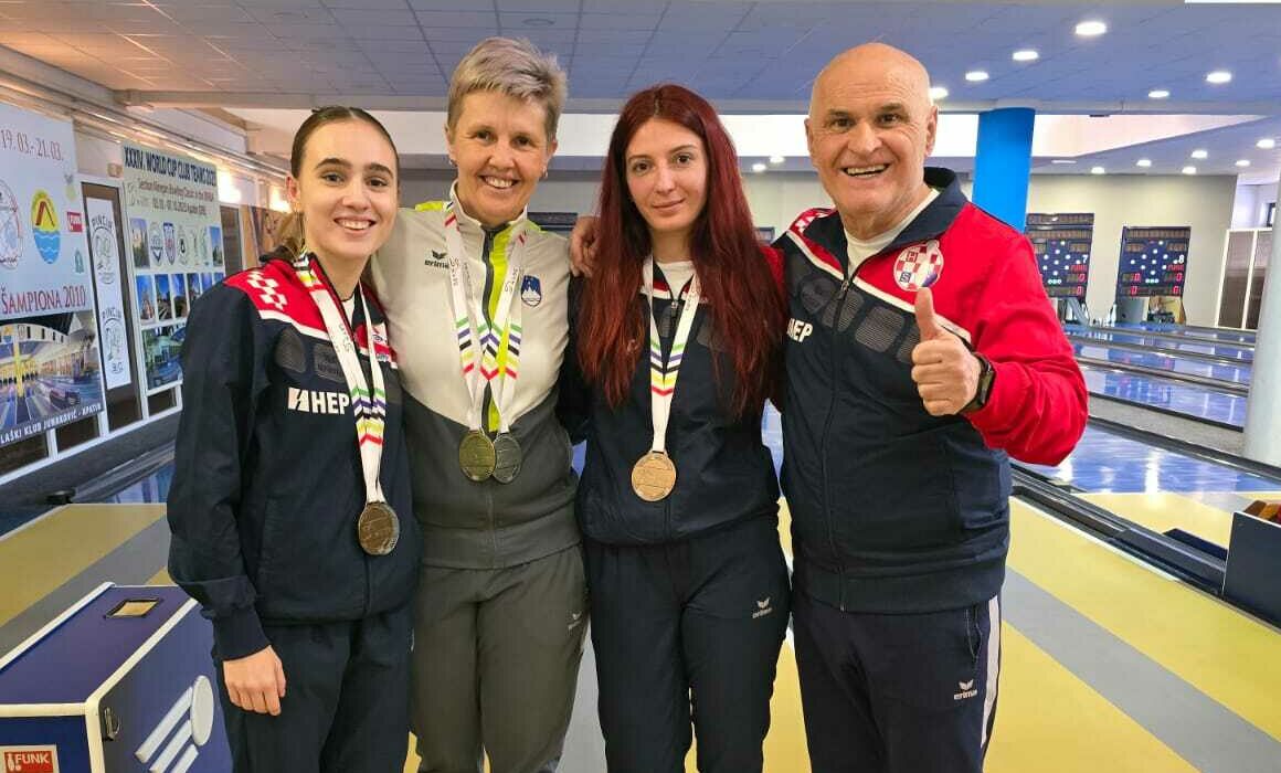 Paula Polanšćak, Brigitte Strelec, Venesa Bogdanović i Tonči Mikac/Foto KK Mlaka