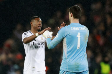 David Alaba i Thibaut Courtois/Foto REUTERS