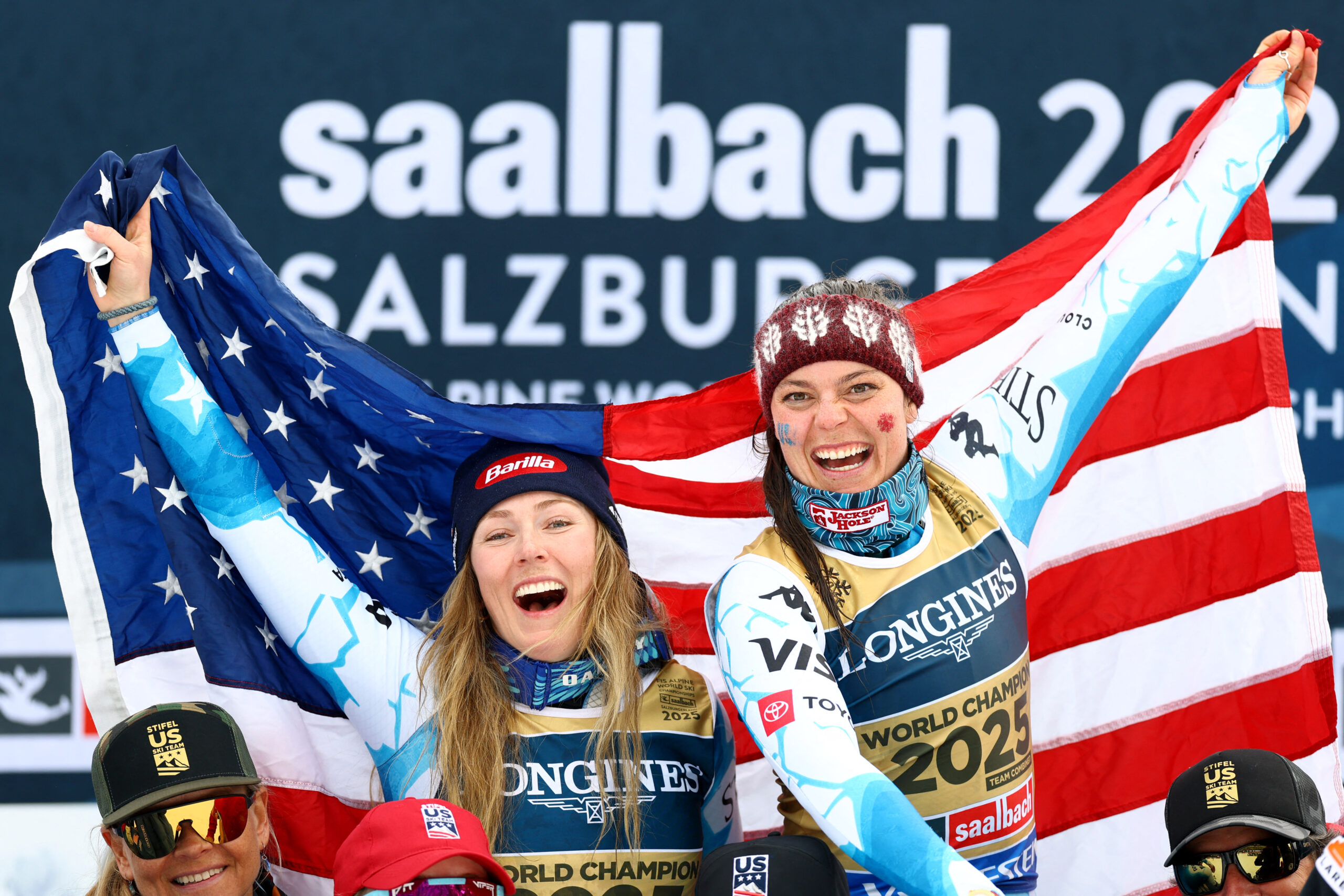 Mikaela Shiffrin i Breezy Johnson/Foto REUTERS