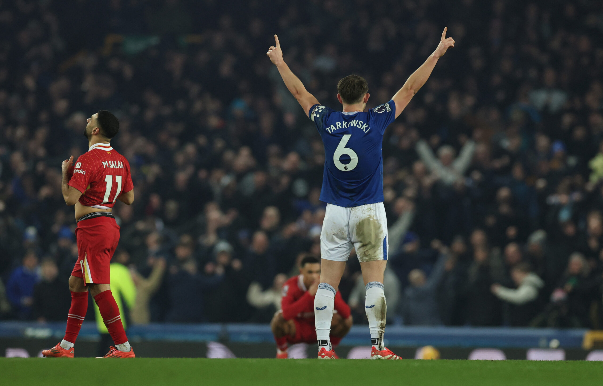 James Tarkowski postigao je izjednačujući pogodak duboko u nadoknadi/Foto REUTERS