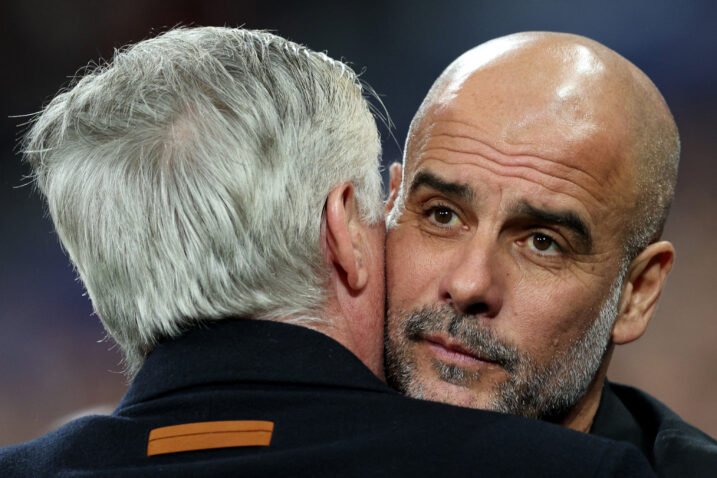 Carlo Ancelotti i Pep Guardiola/Foto REUTERS