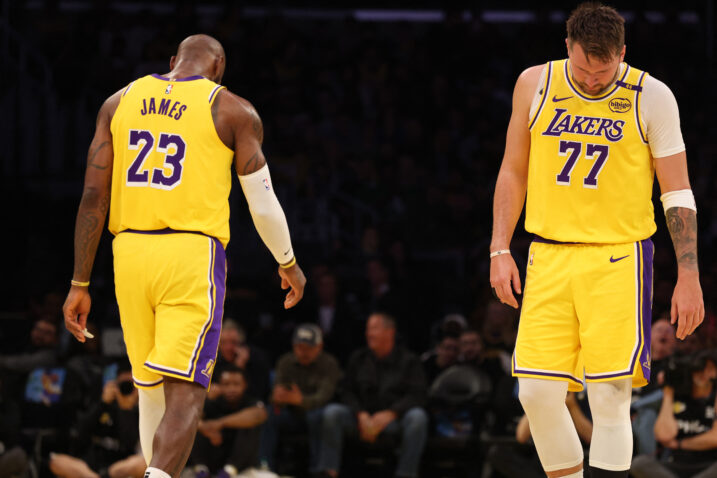 LeBron James i Luka Dončić/Foto REUTERS