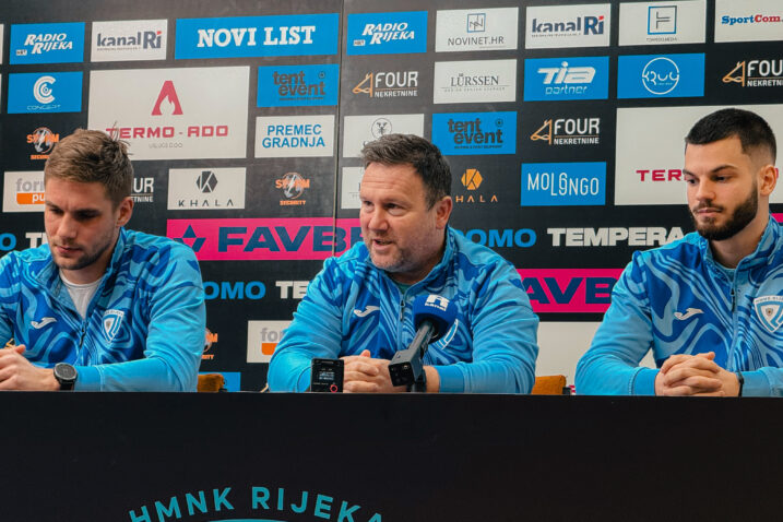 Carlo Berković, Alen Jukić i Leon Tomić/Foto HMNK RIJEKA